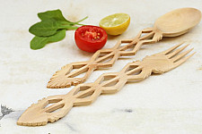 Purnak ✼ Udayagiri Wooden Cutlery - Set of Tow ✼ { 4 }